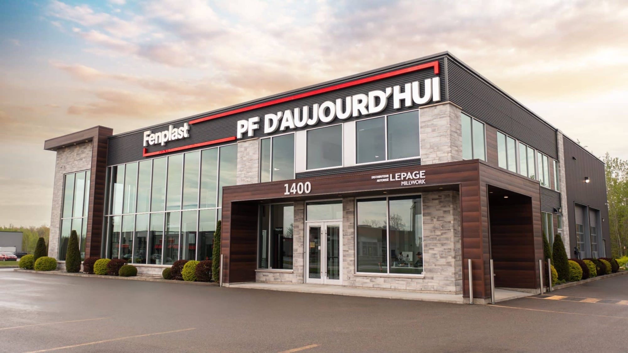 Salle de montre Portes & Fenêtres d’Aujourd’hui située à Saint-Alphonse-de-Granby