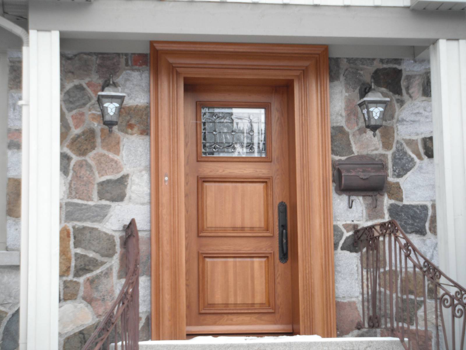 Solid wood door